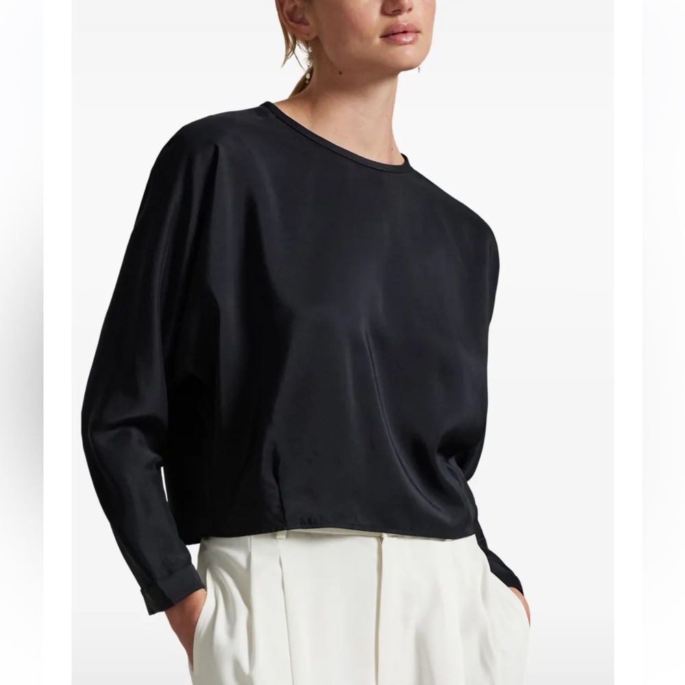 🌷 Zara Satin Effect Blouse - NWT 🌷 - Picture 2 of 14